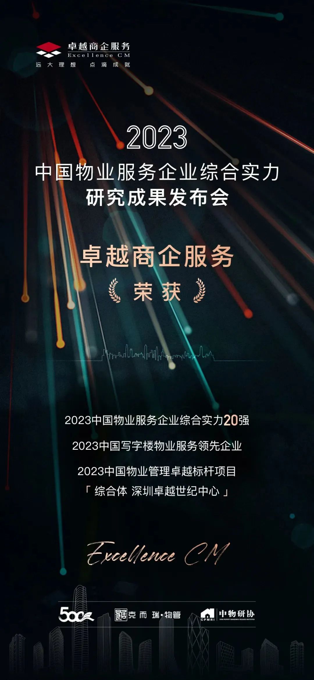尊龙凯时 - 尊龙凯时商企效劳荣获「2023中国物业效劳企业综合实力20强」等三大奖项